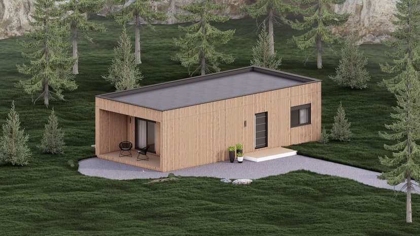 A frame house
